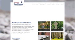 Desktop Screenshot of bestattungen-utzmann.de